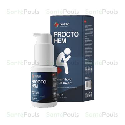 Procto Hem – Crème pour le soulagement des hémorroïdes